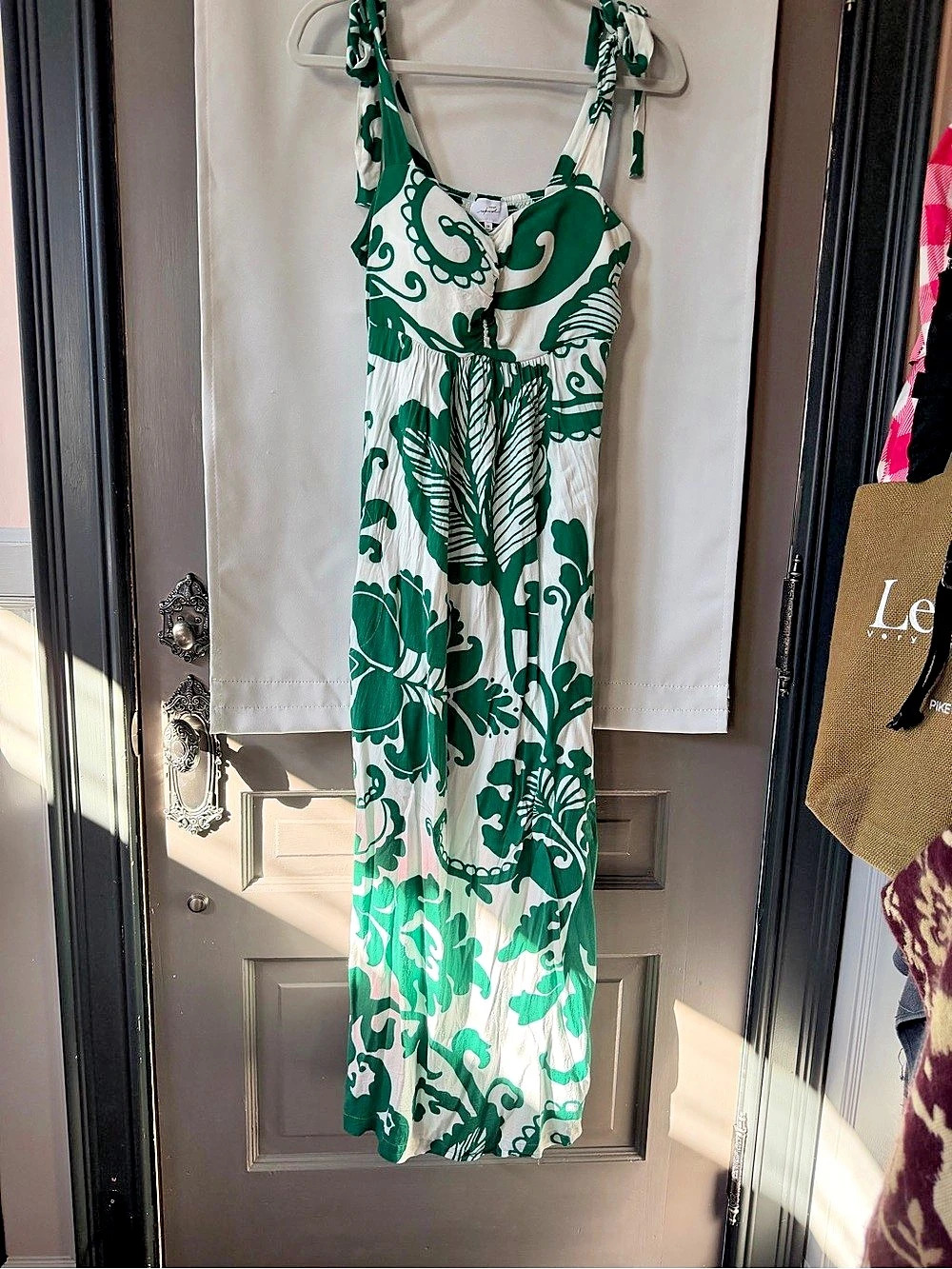 Soma by Floral Maxi Dress in Green & White